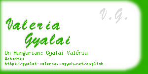 valeria gyalai business card